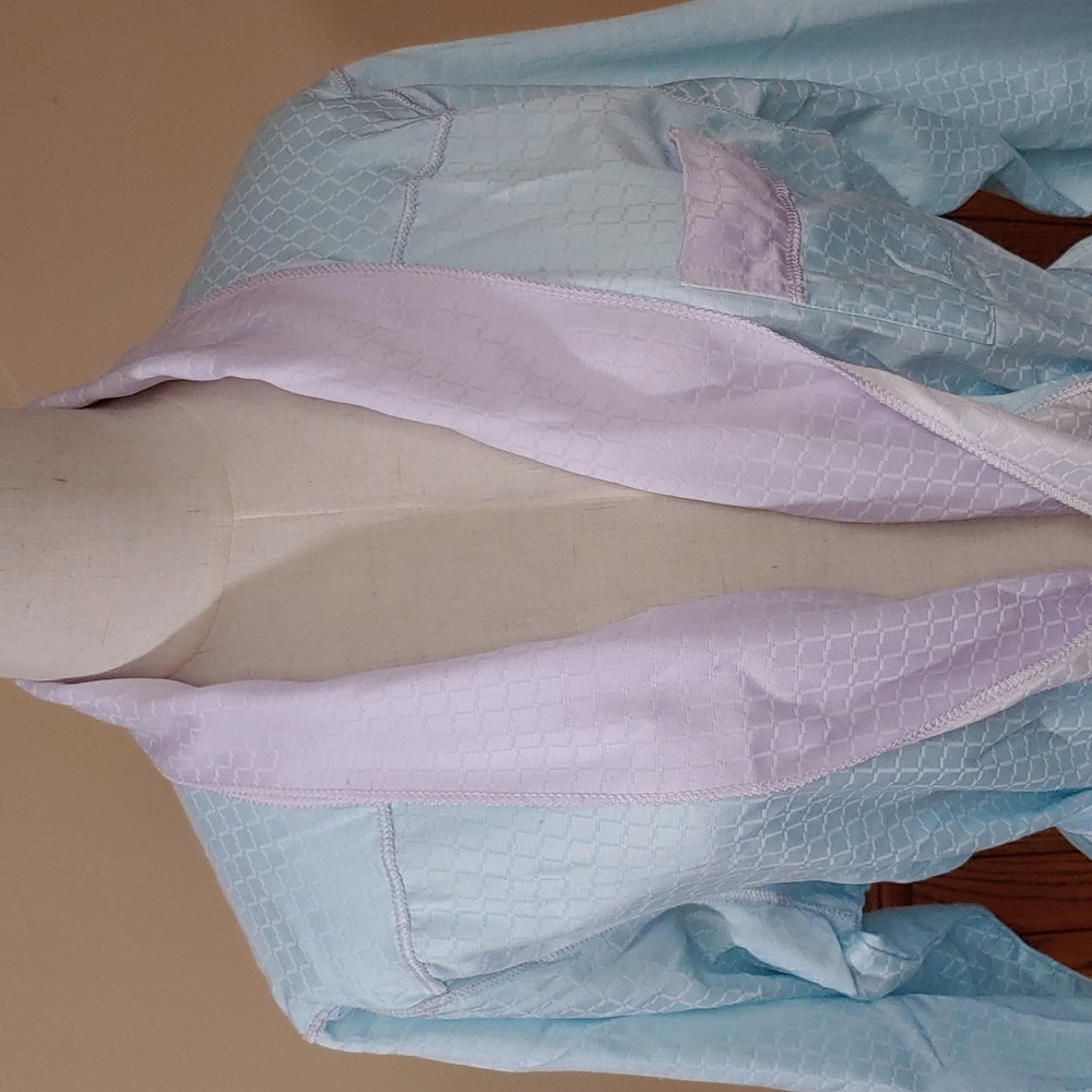 Miss Elaine Vintage Pastel Long Robe S - Picture 2 of 14